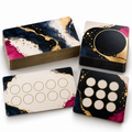 Custom printed loyalty cards in rectangular and square formats
