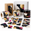Custom product labels and stickers in paper vinyl and clear materials